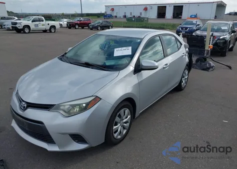 2015 Toyota Corolla Le from USA, damaged, VIN 2T1BURHE1FC442253